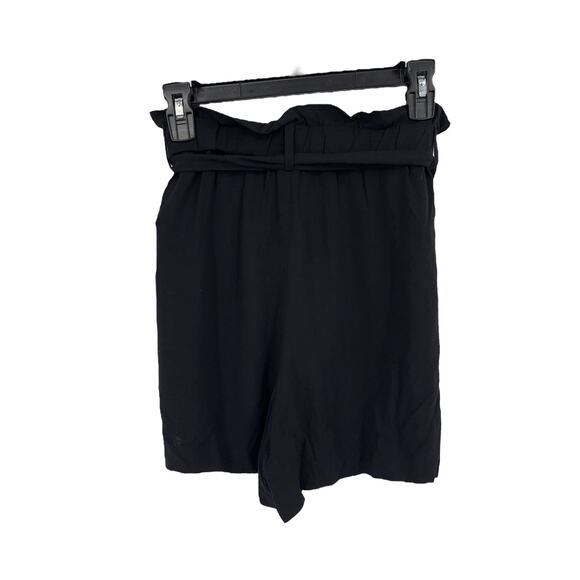 Sanctuary shorts High tide paperbag waist black Small S - Picture 3 of 4